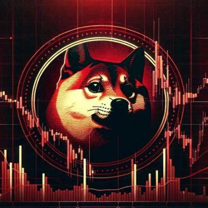 DOGE em formação de triângulo baixista pode sinalizar venda