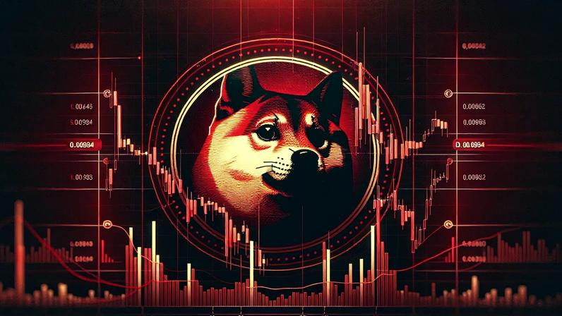 DOGE em formação de triângulo baixista pode sinalizar venda