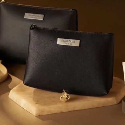 Kits de amenidades da primeira classe vão de perfumes a pijamas de grife