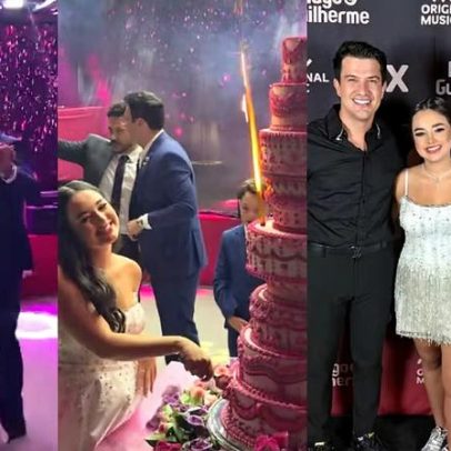 Festa de 15 anos da filha de Vinícius tem shows e bolo de 10 andares