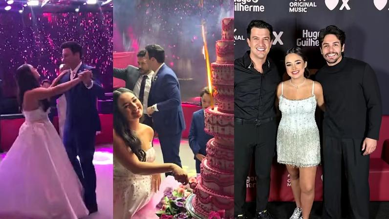 Festa de 15 anos da filha de Vinícius tem shows e bolo de 10 andares