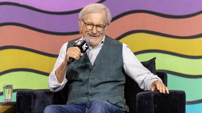 Steven Spielberg (pictured here on Friday) said that after leaving an art performance, whether that be the movies or opera and ballet, “we are all united with a whole bunch of feelings.”