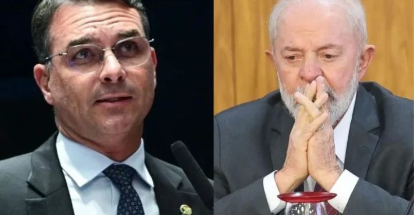Pesquisa: Flávio Bolsonaro vence Lula no 2° turno