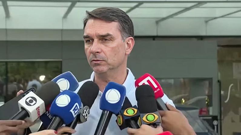Flávio Bolsonaro é pré-candidato à Presidência — Foto: Reprodução