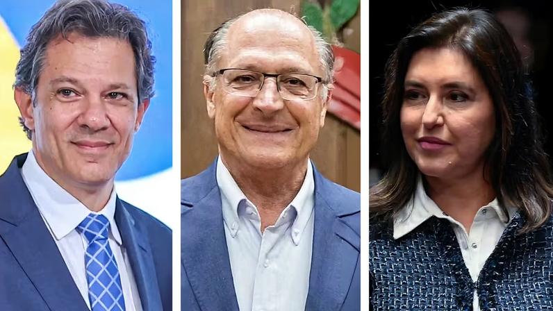 Datafolha: Haddad, Alckmin e Tebet lideram duas vagas no Senado em SP