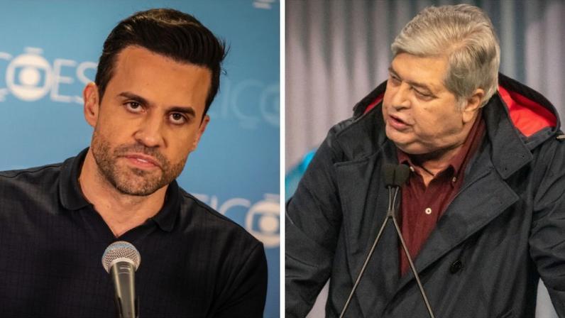 Pablo Marçal e José Luiz Datena — Foto: Montagem/g1/Fábio Tito