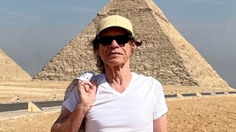 Mick Jagger abre álbum de fotos de férias no Egito — Foto: Reprodução/ Instagram