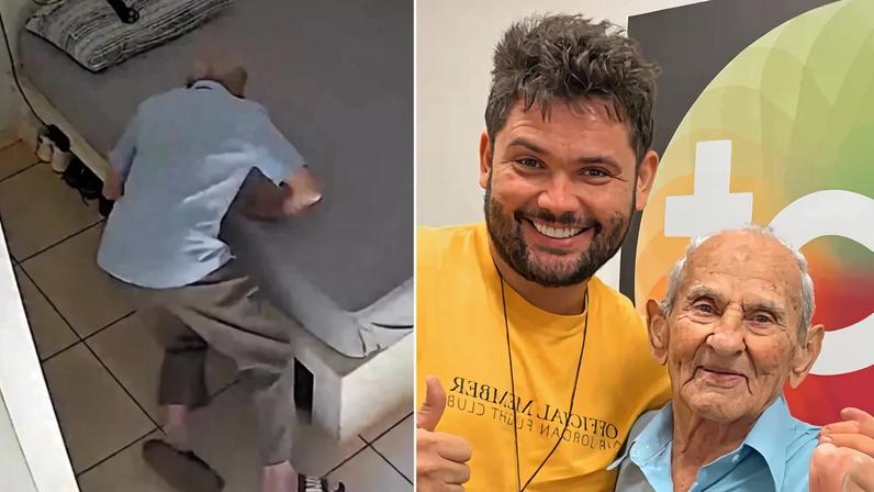 Influenciador Vovô Anésio, 88, sofre acidente e passa por cirurgia