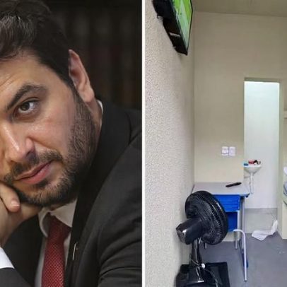 Governo do PR divulga fotos da cela de Filipe Martins a pedido de Moraes