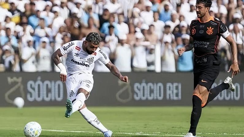 Gabigol, destaque do Santos, faz cirurgia no púbis em Belo Horizonte