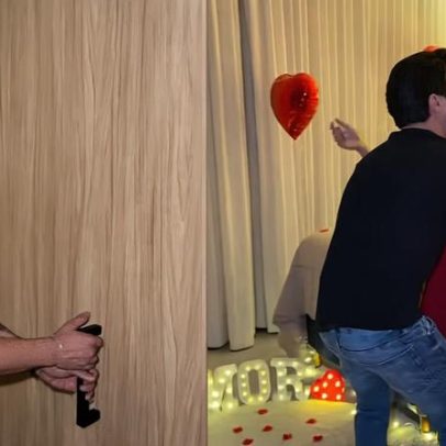 Gabi Martins surpreende humorista com quarto de rosas e declaração sobre Vini Jr