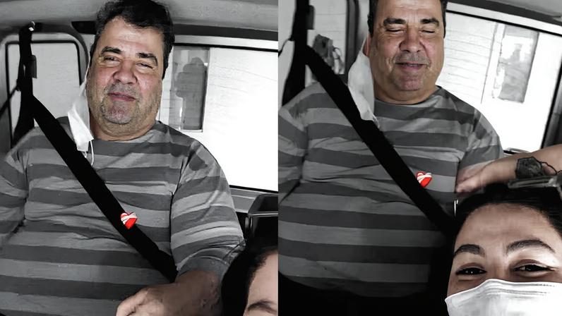 Vica Brenner com o pai, Gerson Brenner — Foto: Reprodução/Instagram