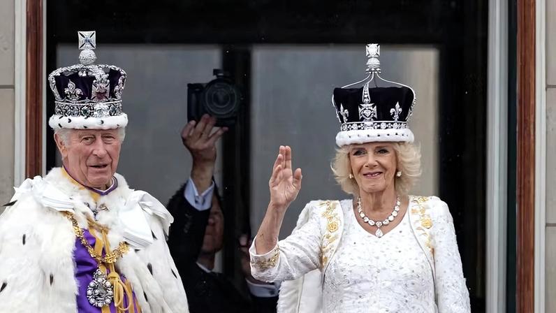 Rei Charles III e rainha Camilla — Foto: Getty Images