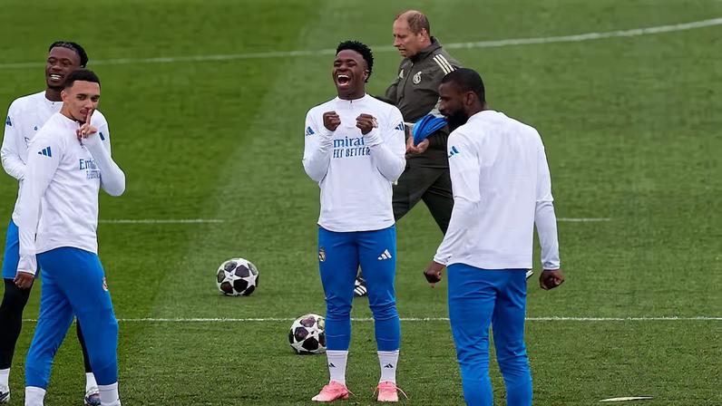 Vinicius Junior é a principal esperança de gols do Real Madrid contra o Manchester City — Foto: Getty Images