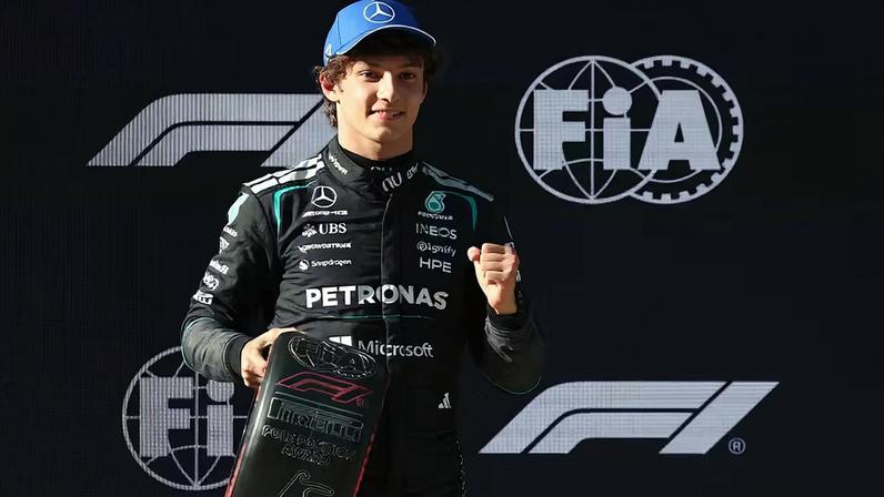 Kimi Antonelli conquista pole na F1, primeira italiana em 16 anos