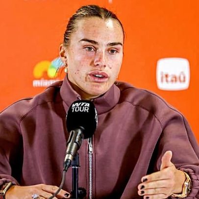 Sabalenka critica organização de Miami pela mudança de quadra