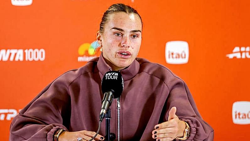 Sabalenka critica organização de Miami pela mudança de quadra