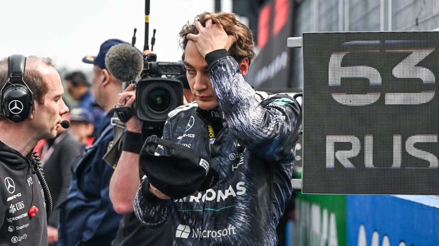 Russell lamenta azar após perder liderança na F1