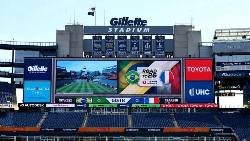 Brasil x França fazem amistoso nesta quinta-feira no Gillette Stadium, em Boston (Foto: Franck Fife/AFP)