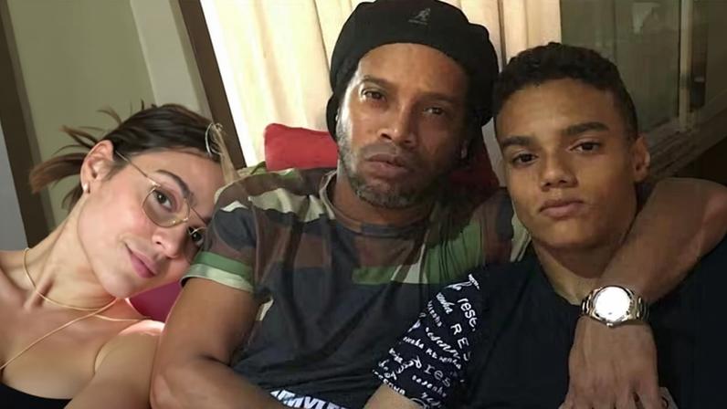 Giullia Buscaccio comenta ter Ronaldinho Gaúcho como avô de sua sobrinha