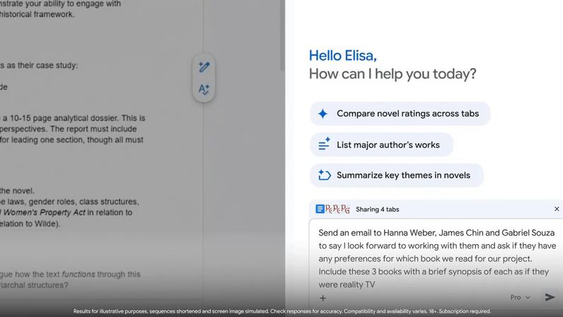 Google expande Gemini no Chrome para mais países