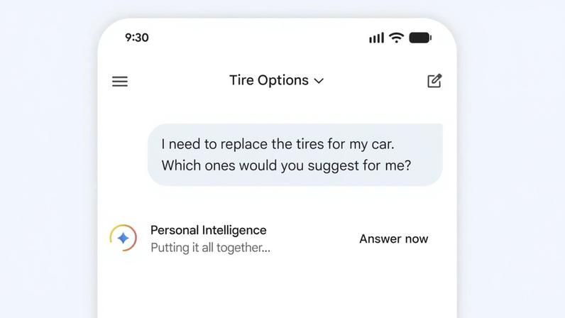 Agora nos EUA, usuários recebem a IA personalizada Gemini da Google