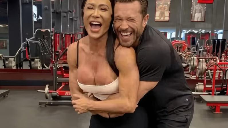 Gracyanne Barbosa e o namorado, Gabriel Cardoso — Foto: Reprodução/Instagram