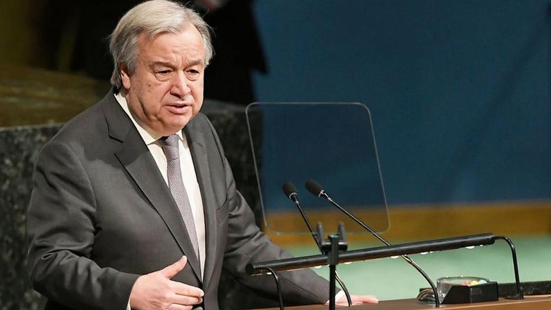 Guterres pede fim da guerra e abertura do Estreito de Ormuz