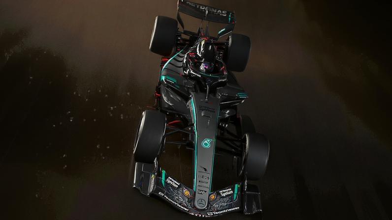 Mercedes revela pintura para o GP do Japão de F1 2026 — Foto: Divulgação/Mercedes