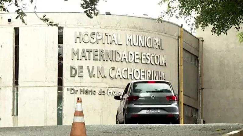 Hospital e Maternidade Vila Nova Cachoeirinha. Créditos: Reprodução/TV Globo