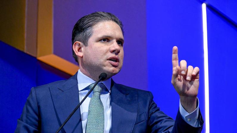 Hugo Motta defende prerrogativa da Câmara sobre perda de mandato após condenações de deputados pelo STF (Foto: Douglas Gomes / CD Presidência)