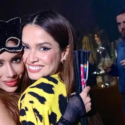 Anitta divulga fotos de aniversário após proibir celulares