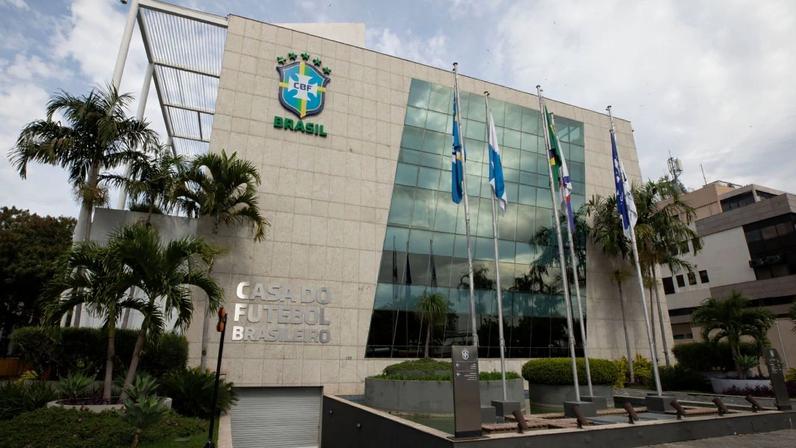 Sede da CBF, na Barra da Tijuca, na Zona Oeste do Rio de Janeiro