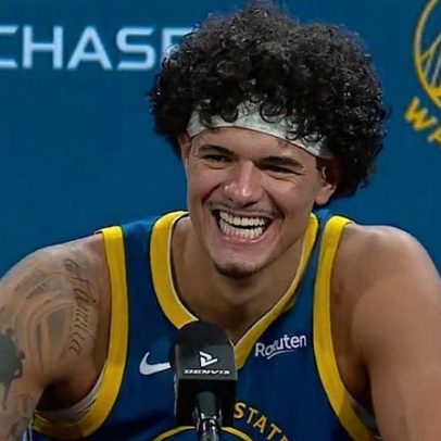 Gui Santos renova com Warriors e brinca com pais sobre gravidez da noiva