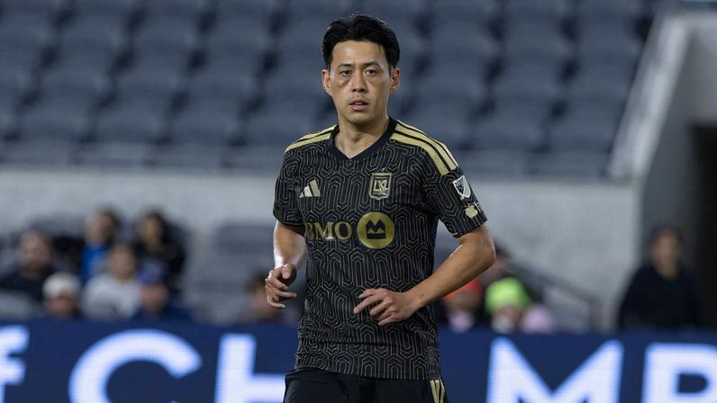 Son em ação com a camisa do LAFC