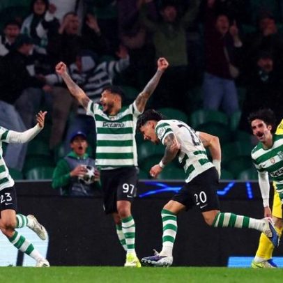 Sporting vira jogo histórico na prorrogação e vai às quartas da Champions