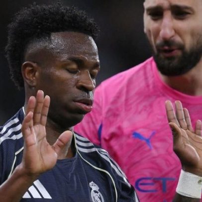Vinicius Jr. decide e Real Madrid vence City na Champions