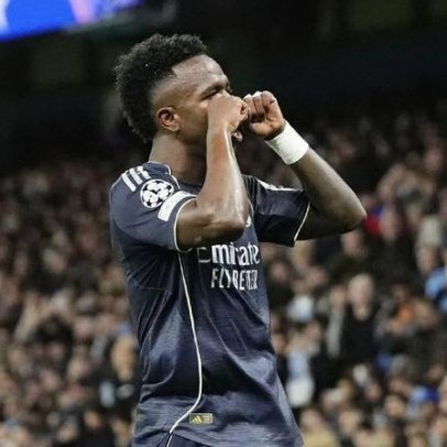 Vinicius Jr. justifica lágrimas para torcida do City após gol na Champions