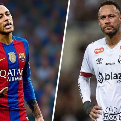 Neymar chega ao Santos com Cuca, dobrando técnicos vistos em Barcelona