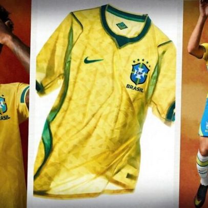 Seleção brasileira estreia nova camisa amarela para a Copa do Mundo