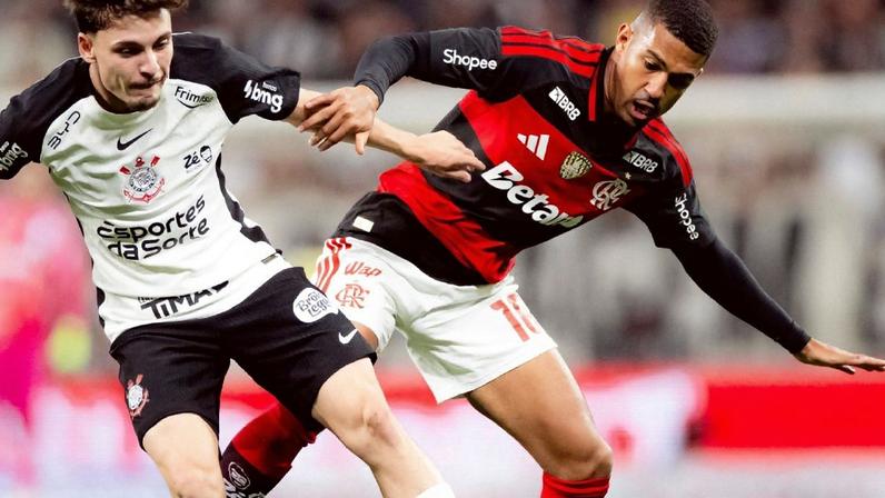Corinthians e Flamengo empatam; arbitragem polêmica e Memphis lesionado