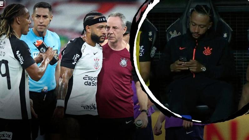 Memphis Depay explica uso de celular após lesão contra o Flamengo