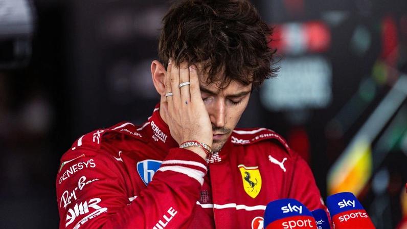Leclerc critica novas regras da F1 em rádio da Ferrari