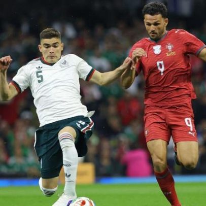 México e Portugal empatam na reinauguração de estádio de quase R$ 1 bi