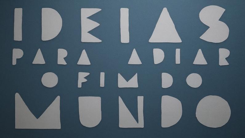 Capa do livro "Ideias Para Adiar o Fim do Mundo", de Ailton Krenak