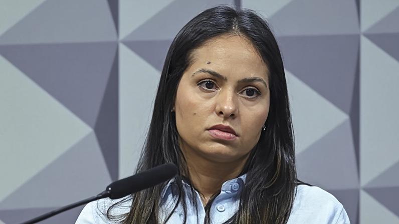 Aline Bárbara Mota de Sá Cabral, secretária do empresário Antônio Carlos Camilo Antunes, o “Careca do INSS”