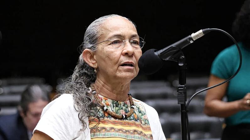 A deputada federal e coordenadora nacional de organização do Rede Sustentabilidade, Heloisa Helena (Rede-RJ). Foto: Kayo Magalhães/Câmara dos Deputados
