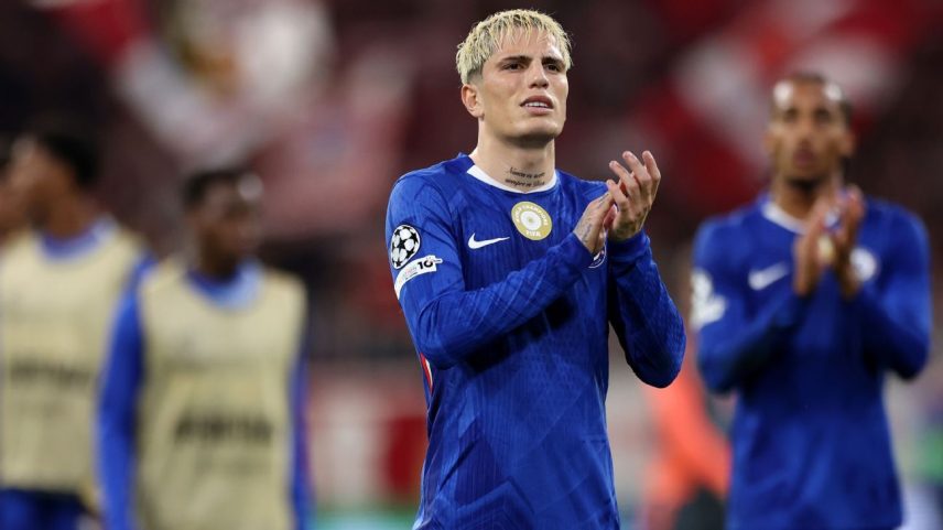 Garnacho após sua estreia pelo Chelsea