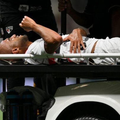 Lucas posta após fratura de duas costelas em jogo do São Paulo: volta em breve