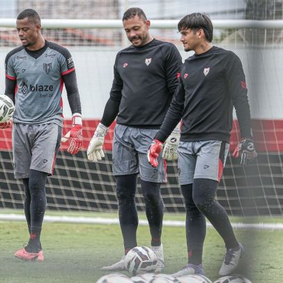 Goleiro que ganha chance fratura a mão Atlético-GO mira jogador revelado rival